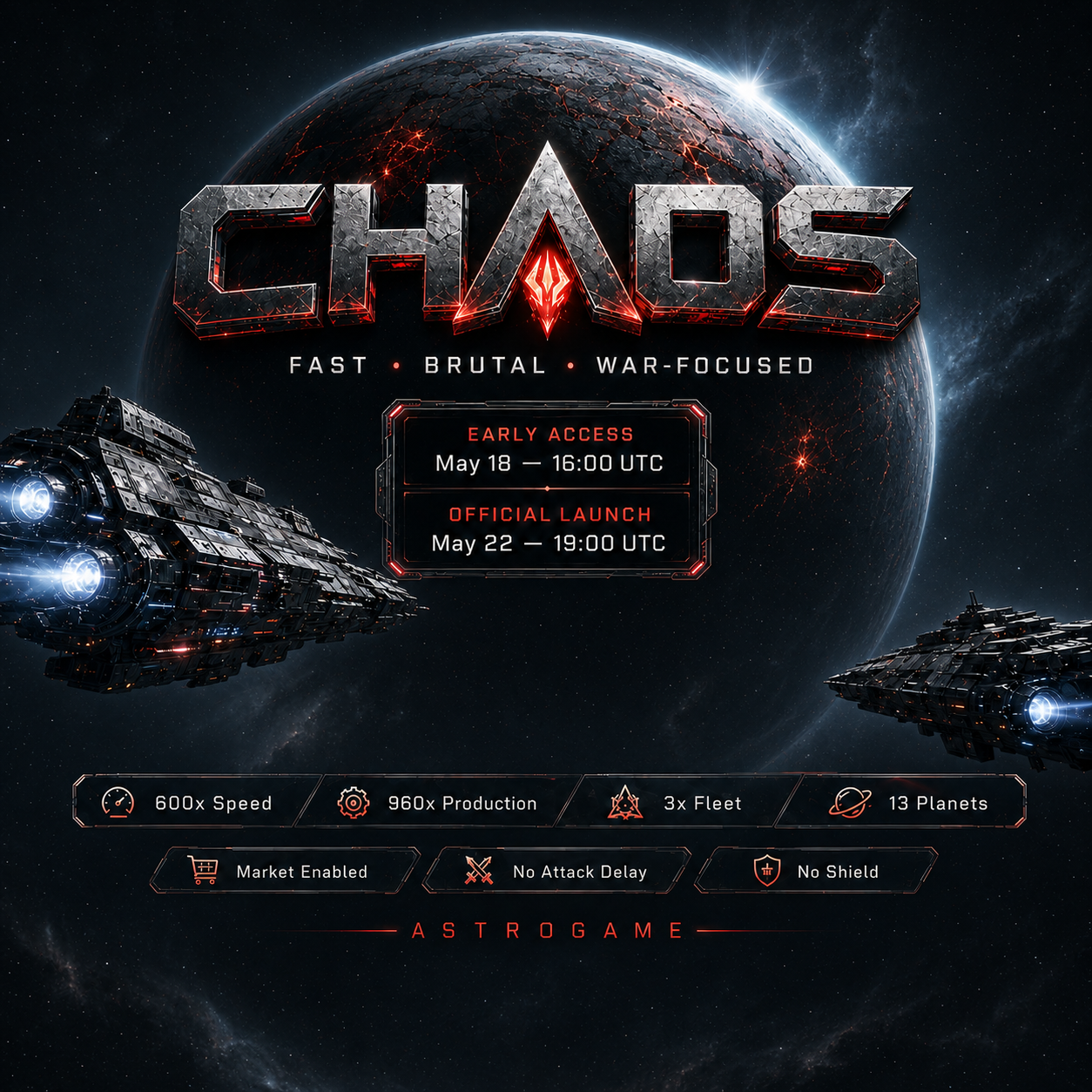 CHAOS UNIVERSE IS APPROACHING