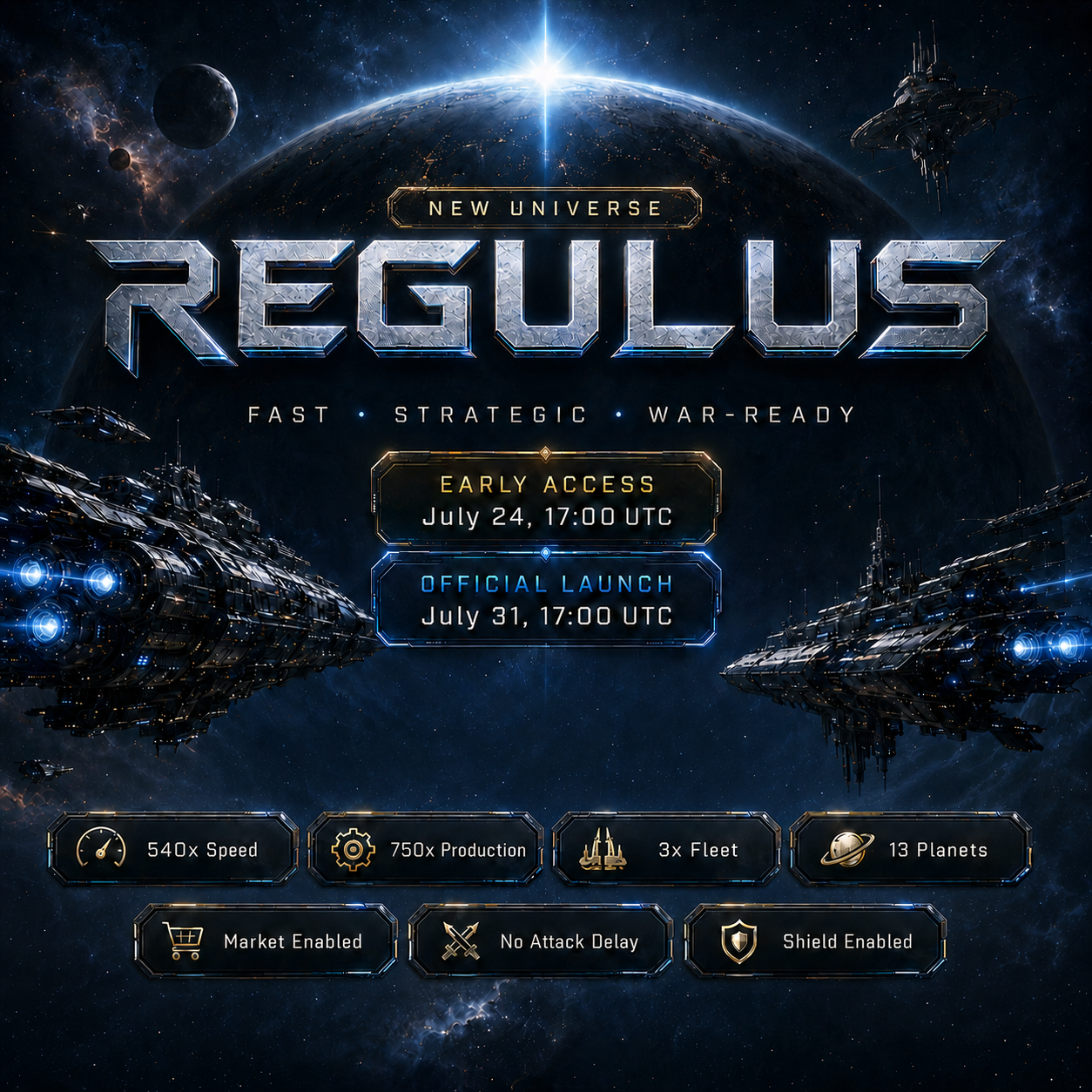 The New REGULUS Universe Is Opening!