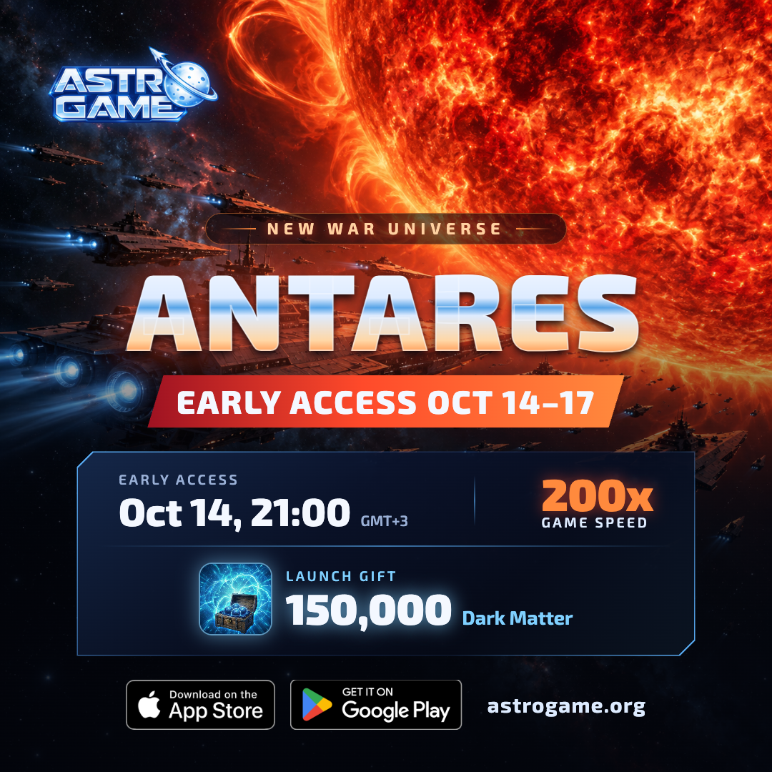 War universe Antares is coming: pre-registration is open!
